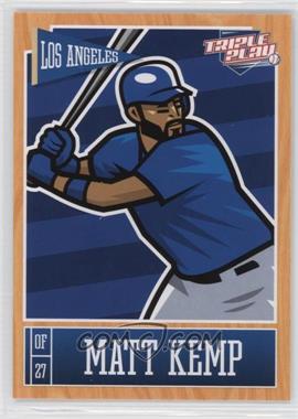 2013 Panini Triple Play - [Base] #43 - Matt Kemp