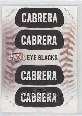 2013 Panini Triple Play - Eye Blacks #6 - Miguel Cabrera