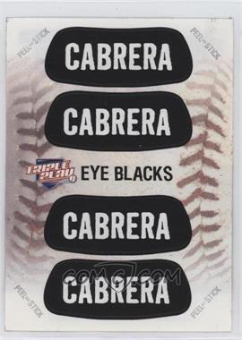 2013 Panini Triple Play - Eye Blacks #6 - Miguel Cabrera