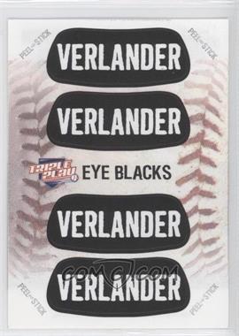 2013 Panini Triple Play - Eye Blacks #8 - Justin Verlander
