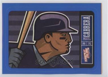 2013 Panini Triple Play - Player Stickers - Blue Border #5 - Miguel Cabrera