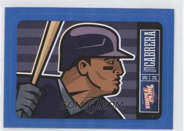 2013 Panini Triple Play - Player Stickers - Blue Border #5 - Miguel Cabrera