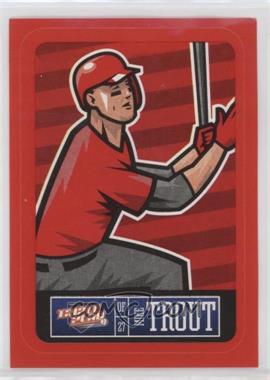 2013 Panini Triple Play - Player Stickers - Red Border #11 - Mike Trout [EX to NM]