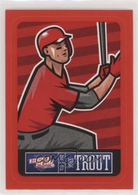 2013 Panini Triple Play - Player Stickers - Red Border #11 - Mike Trout [EX to NM]