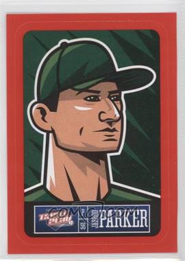 2013 Panini Triple Play - Player Stickers - Red Border #23 - Jarrod Parker