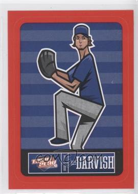 2013 Panini Triple Play - Player Stickers - Red Border #25 - Yu Darvish