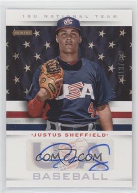 2013 Panini USA Baseball Box Set - 18U National Team Autographs #18 - Justus Sheffield /499
