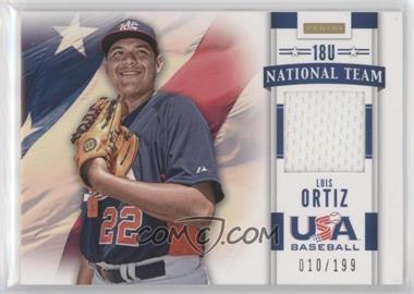 2013 Panini USA Baseball Box Set - 18U National Team Memorabilia #14 - Luis Ortiz /199