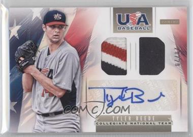 2013 Panini USA Baseball Box Set - Collegiate National Team Dual Memorabilia Signatures - Prime #1 - Tyler Beede /20