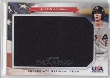 2013 Panini USA Baseball Box Set - Collegiate National Team Jumbo Memorabilia #8 - Austin Cousino /49