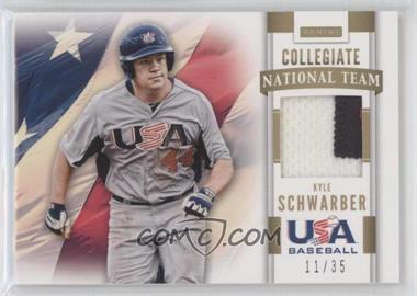 2013 Panini USA Baseball Box Set - Collegiate National Team Memorabilia - Prime #18 - Kyle Schwarber /35