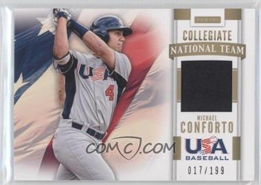 2013 Panini USA Baseball Box Set - Collegiate National Team Memorabilia #7 - Michael Conforto /199