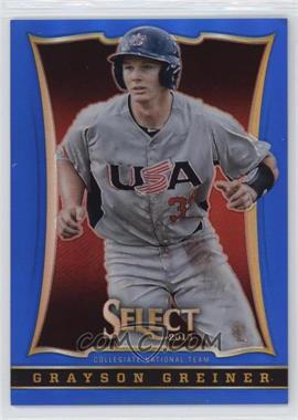 2013 Panini USA Baseball Box Set - Select Blue Prizm Preview #12 - Grayson Greiner /199