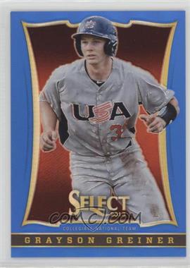 2013 Panini USA Baseball Box Set - Select Blue Prizm Preview #12 - Grayson Greiner /199