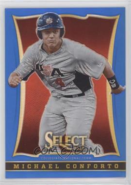 2013 Panini USA Baseball Box Set - Select Blue Prizm Preview #70 - Michael Conforto /199