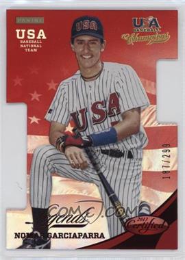 2013 Panini USA Baseball Champions - Certified Legends Die-Cut - Mirror Red #19 - Nomar Garciaparra /299