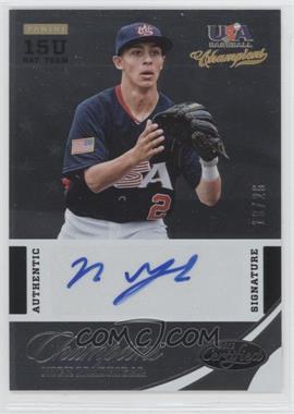 2013 Panini USA Baseball Champions - Certified National Team Signatures #55 - Nick Madrigal /26