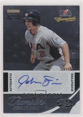 2013 Panini USA Baseball Champions - Certified National Team Signatures #8 - Johnny Field /299 [EX to NM]