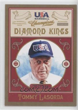 2013 Panini USA Baseball Champions - Diamond Kings #11 - Tommy Lasorda /399