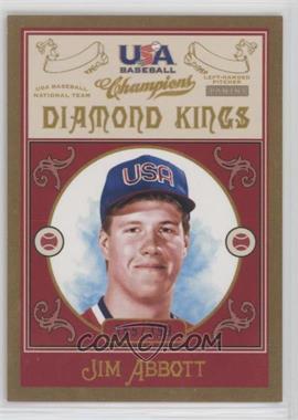 2013 Panini USA Baseball Champions - Diamond Kings #2 - Jim Abbott /399