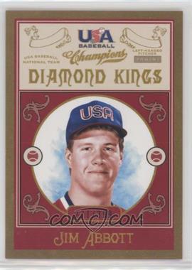 2013 Panini USA Baseball Champions - Diamond Kings #2 - Jim Abbott /399