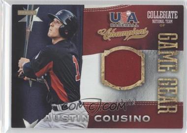 2013 Panini USA Baseball Champions - Game Gear Jerseys - Prime #29 - Austin Cousino /99