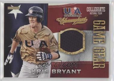 2013 Panini USA Baseball Champions - Game Gear Jerseys #26 - Kris Bryant