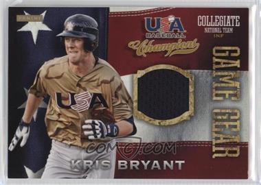 2013 Panini USA Baseball Champions - Game Gear Jerseys #26 - Kris Bryant