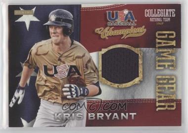 2013 Panini USA Baseball Champions - Game Gear Jerseys #26 - Kris Bryant