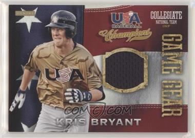 2013 Panini USA Baseball Champions - Game Gear Jerseys #26 - Kris Bryant