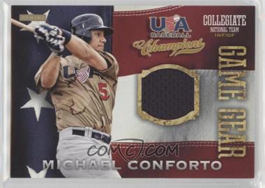 2013 Panini USA Baseball Champions - Game Gear Jerseys #28 - Michael Conforto