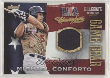 2013 Panini USA Baseball Champions - Game Gear Jerseys #28 - Michael Conforto