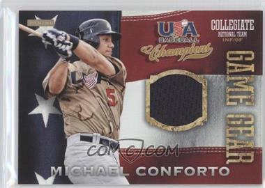 2013 Panini USA Baseball Champions - Game Gear Jerseys #28 - Michael Conforto
