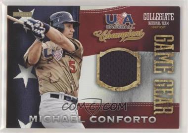 2013 Panini USA Baseball Champions - Game Gear Jerseys #28 - Michael Conforto