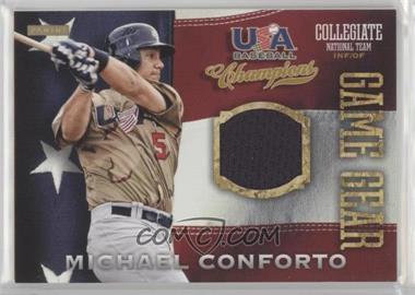 2013 Panini USA Baseball Champions - Game Gear Jerseys #28 - Michael Conforto