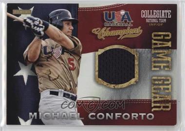 2013 Panini USA Baseball Champions - Game Gear Jerseys #28 - Michael Conforto