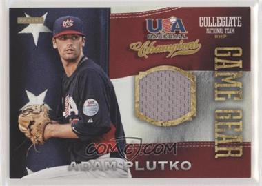 2013 Panini USA Baseball Champions - Game Gear Jerseys #39 - Adam Plutko