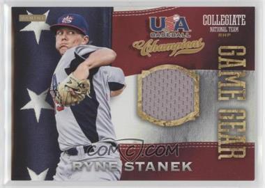 2013 Panini USA Baseball Champions - Game Gear Jerseys #42 - Ryne Stanek