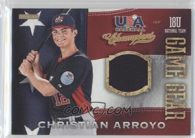 2013 Panini USA Baseball Champions - Game Gear Jerseys #44 - Christian Arroyo