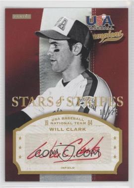 2013 Panini USA Baseball Champions - Stars & Stripes Signatures - Red Ink #WIL - Will Clark /25