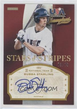 2013 Panini USA Baseball Champions - Stars & Stripes Signatures #BBA - Bubba Starling /75