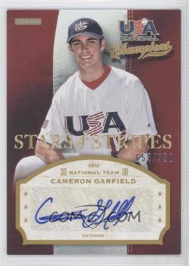 2013 Panini USA Baseball Champions - Stars & Stripes Signatures #CAM - Cameron Garfield /950