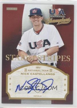 2013 Panini USA Baseball Champions - Stars & Stripes Signatures #CAS - Nick Castellanos /573