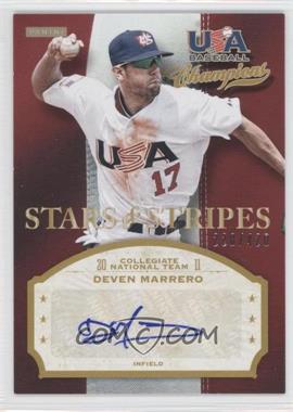 2013 Panini USA Baseball Champions - Stars & Stripes Signatures #DEV - Deven Marrero /420