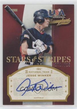 2013 Panini USA Baseball Champions - Stars & Stripes Signatures #JES - Jesse Winker /625