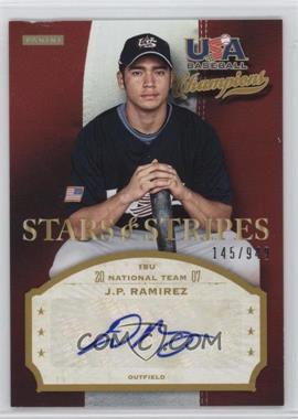 2013 Panini USA Baseball Champions - Stars & Stripes Signatures #JPR - J.P. Ramirez /949 [Noted]