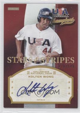 2013 Panini USA Baseball Champions - Stars & Stripes Signatures #KLT - Kolten Wong /549