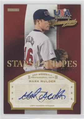 2013 Panini USA Baseball Champions - Stars & Stripes Signatures #MUL - Mark Mulder /473