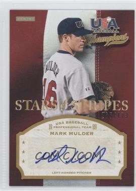 2013 Panini USA Baseball Champions - Stars & Stripes Signatures #MUL - Mark Mulder /473
