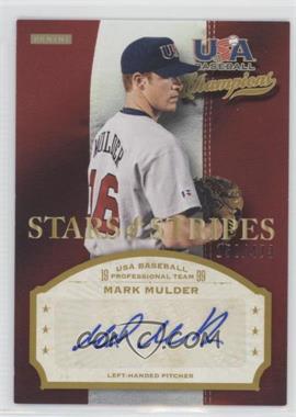 2013 Panini USA Baseball Champions - Stars & Stripes Signatures #MUL - Mark Mulder /473